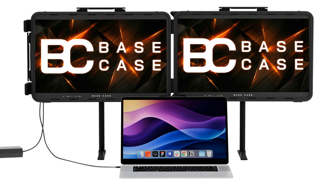 Base Case vs Portable Monitor Setups