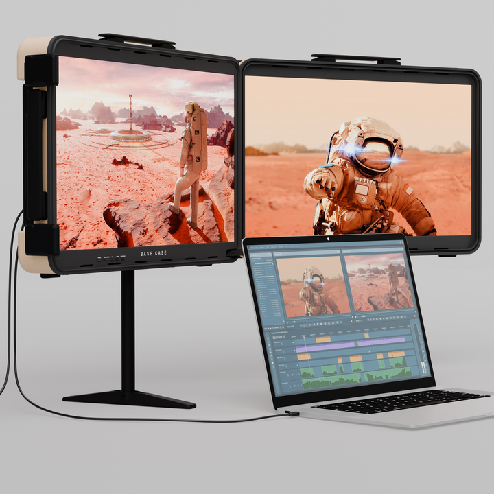 Base Case Executive - 23.8" Dual Screen 4K/UHD Workstation