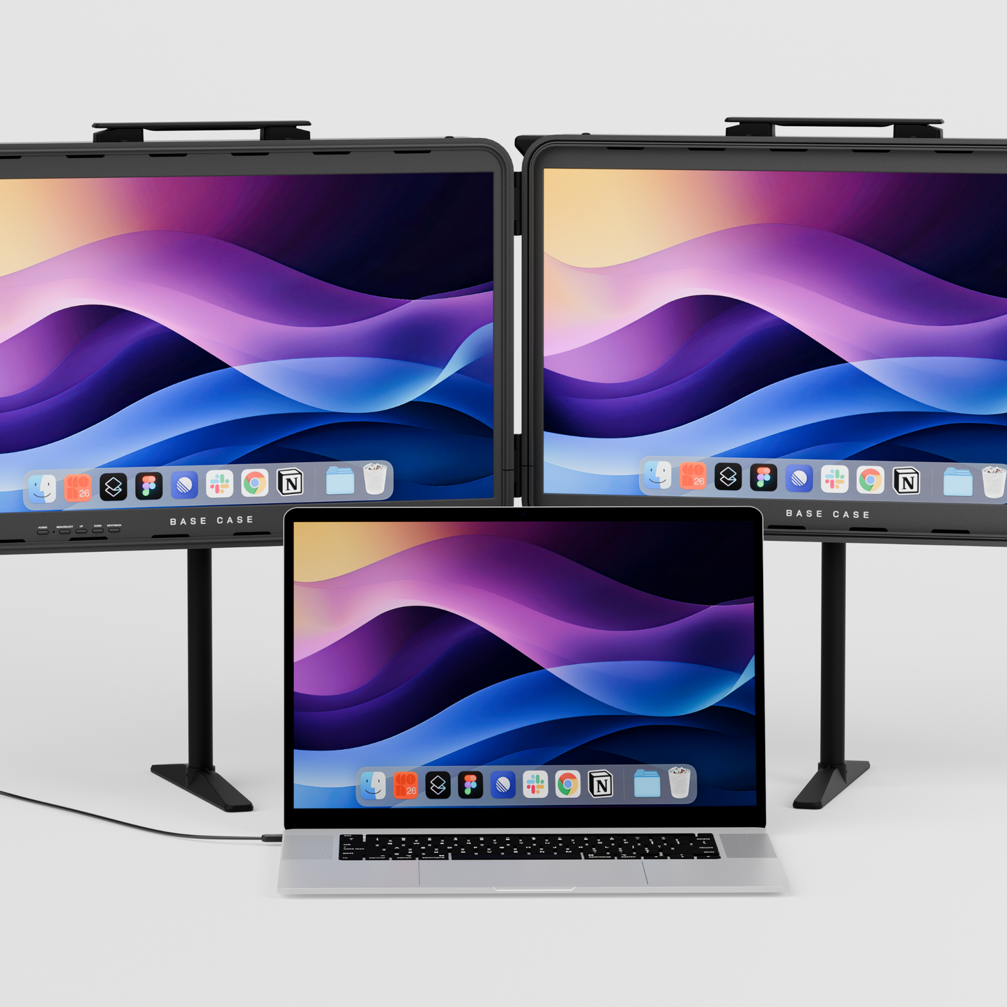 Executive - 23.8" Dual Screen UHD/4K Command Center